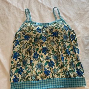 Lands End tankini top size 14